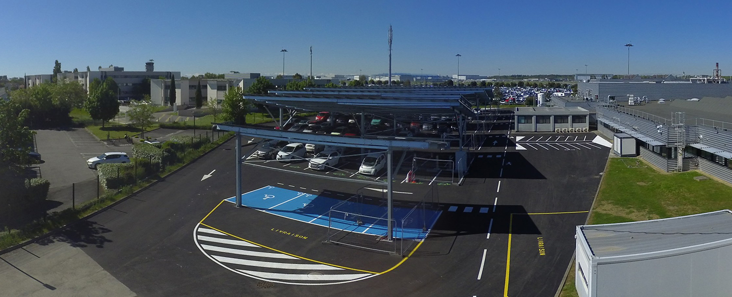  Ombrière de parking à l’usine Safran de Blagnac 